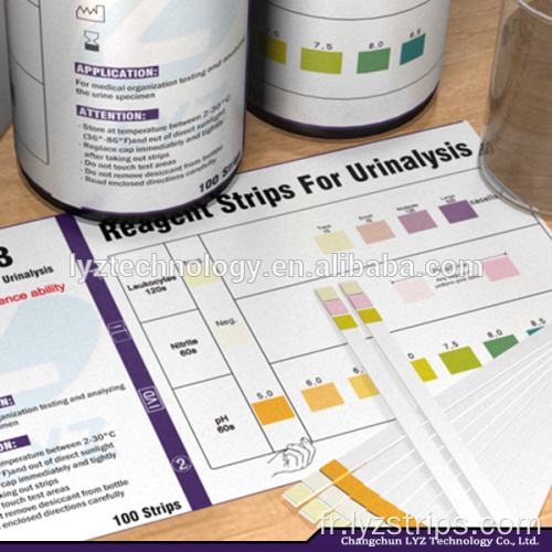 bandelettes de test urinaires 3 paramètres URS-3N